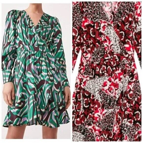 Suncoo Robe Chapel Wrap Dress Size Small - Picture 11 of 12